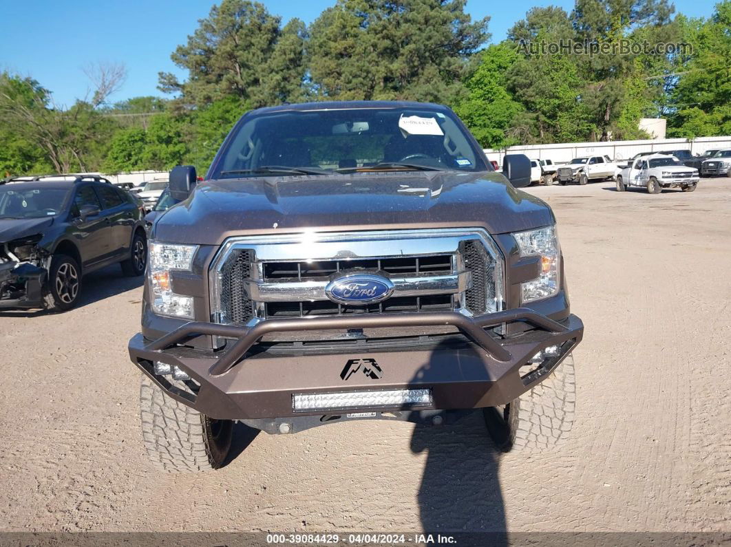 2017 Ford F-150 Xlt Brown vin: 1FTEW1EFXHKC81425