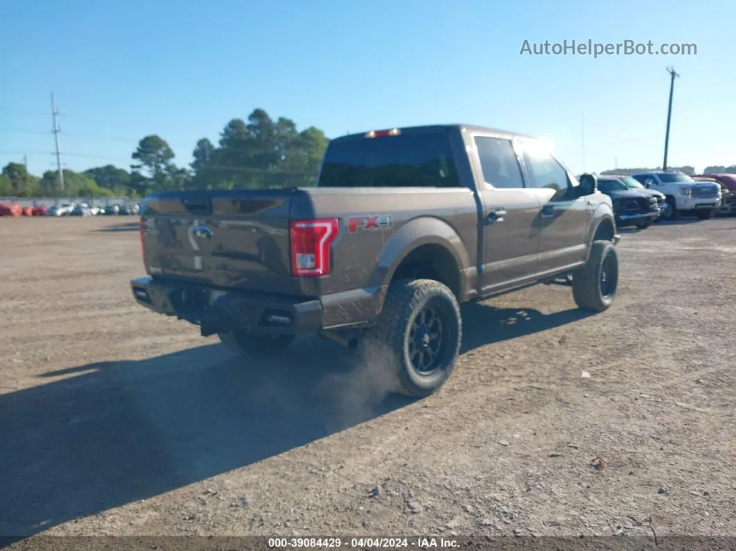 2017 Ford F-150 Xlt Brown vin: 1FTEW1EFXHKC81425