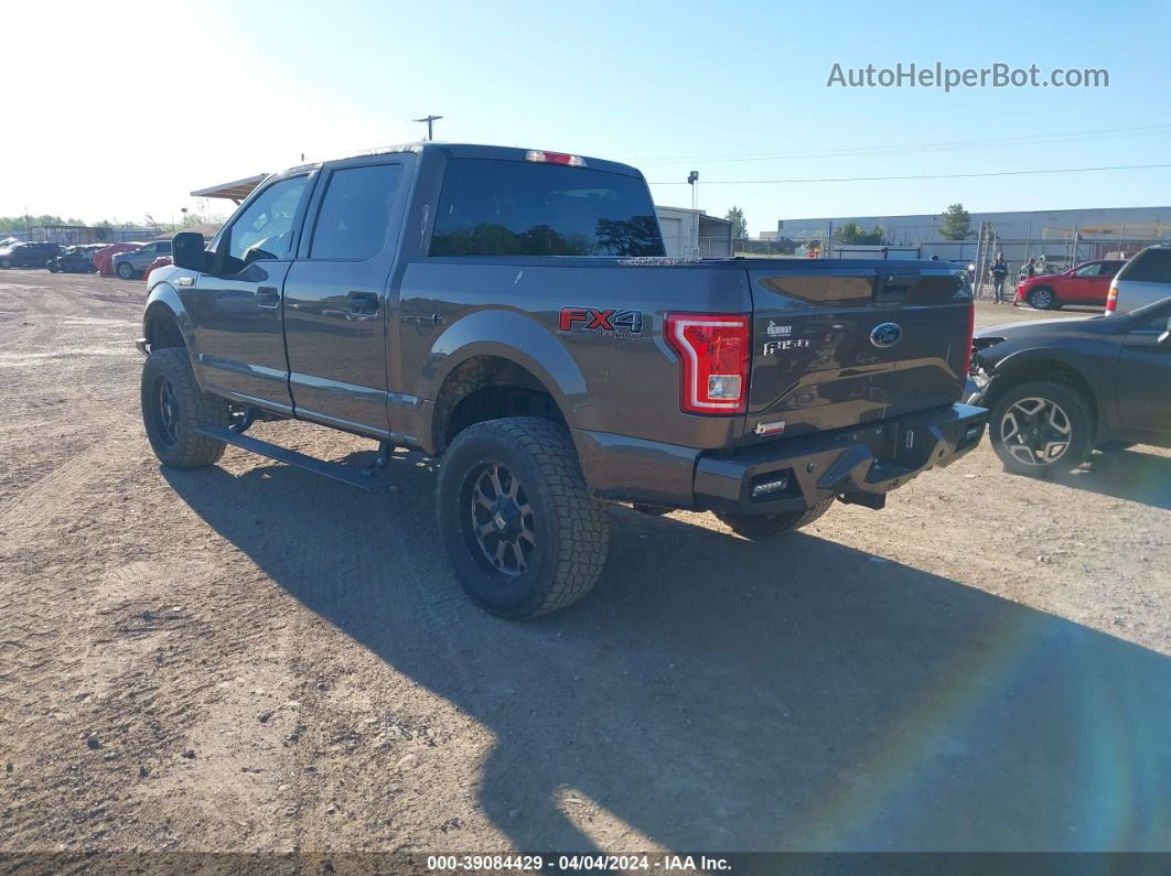 2017 Ford F-150 Xlt Brown vin: 1FTEW1EFXHKC81425