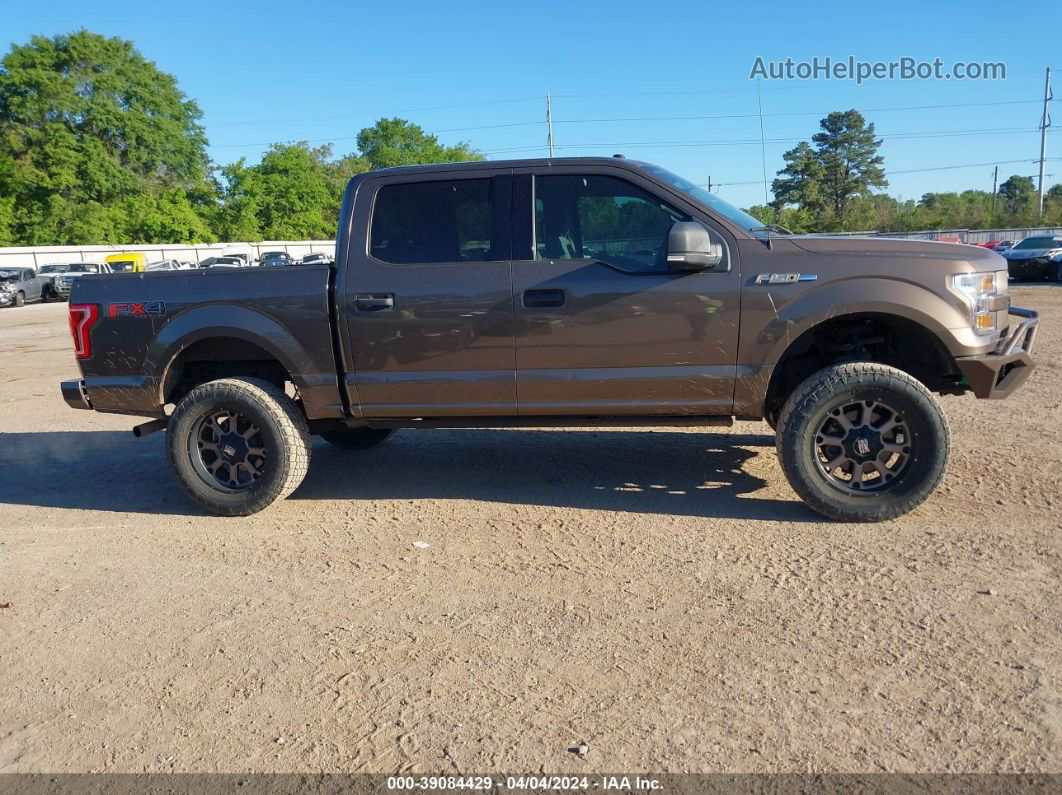 2017 Ford F-150 Xlt Brown vin: 1FTEW1EFXHKC81425