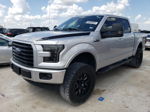 2017 Ford F150 Supercrew Серебряный vin: 1FTEW1EFXHKE16256