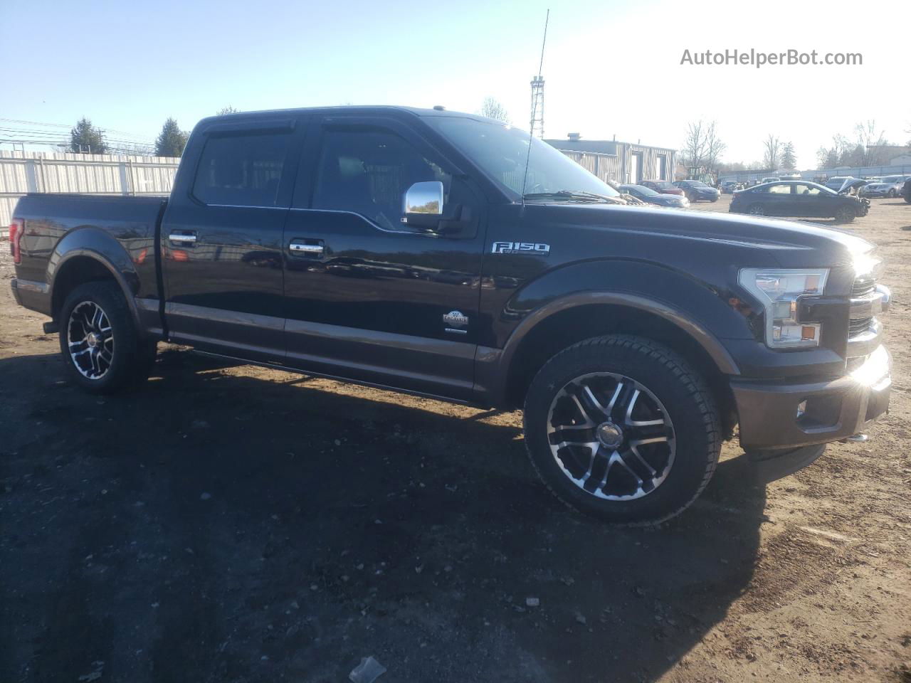 2017 Ford F150 Supercrew Black vin: 1FTEW1EG0HFB38503