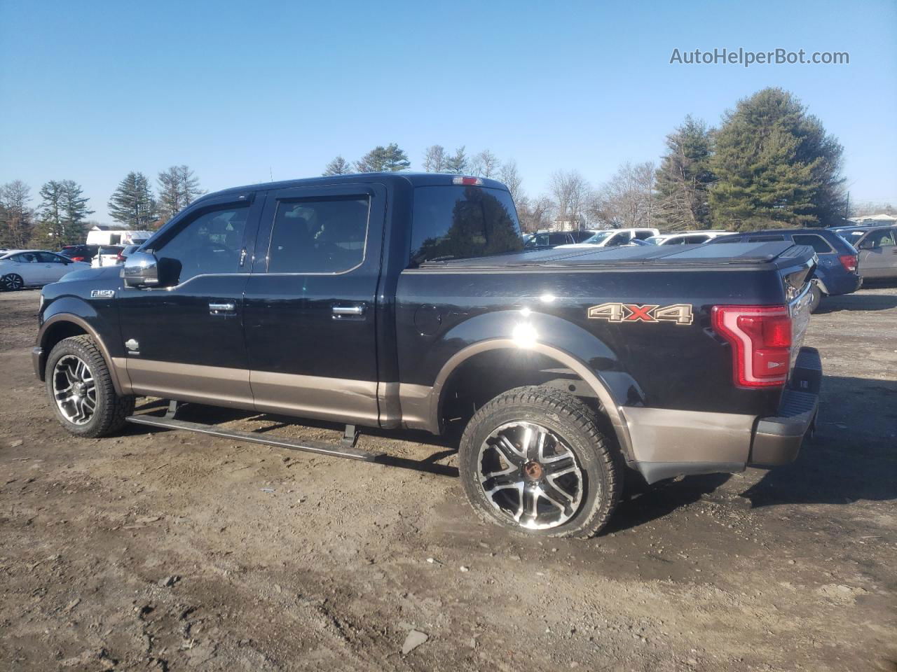 2017 Ford F150 Supercrew Black vin: 1FTEW1EG0HFB38503