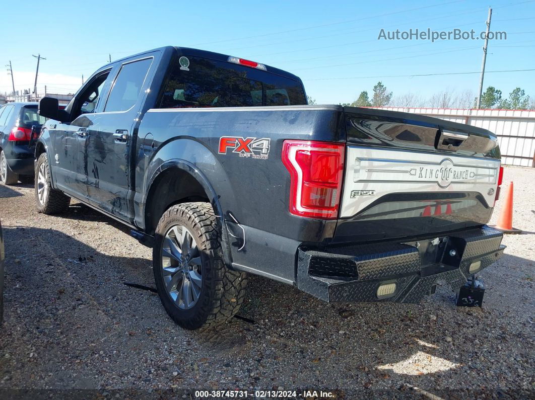 2017 Ford F-150 King Ranch Black vin: 1FTEW1EG0HFB76460