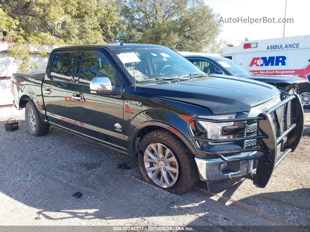 2017 Ford F-150 King Ranch Black vin: 1FTEW1EG0HFB76460