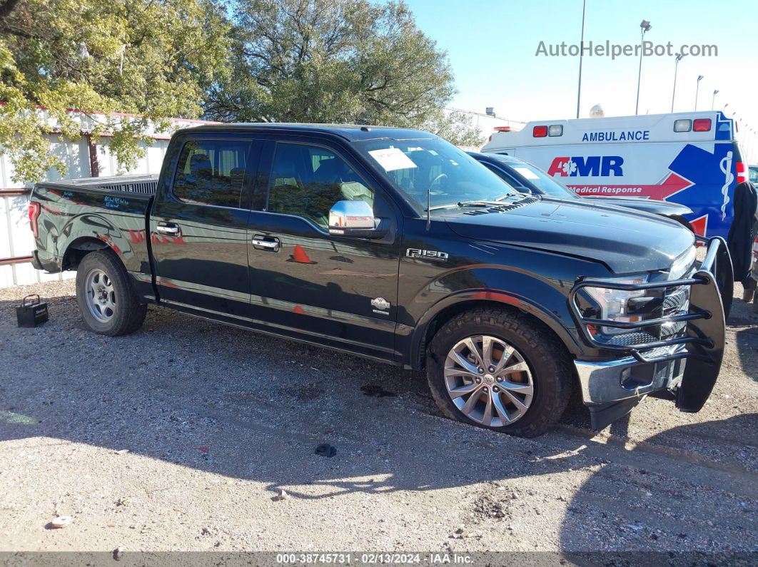 2017 Ford F-150 King Ranch Black vin: 1FTEW1EG0HFB76460