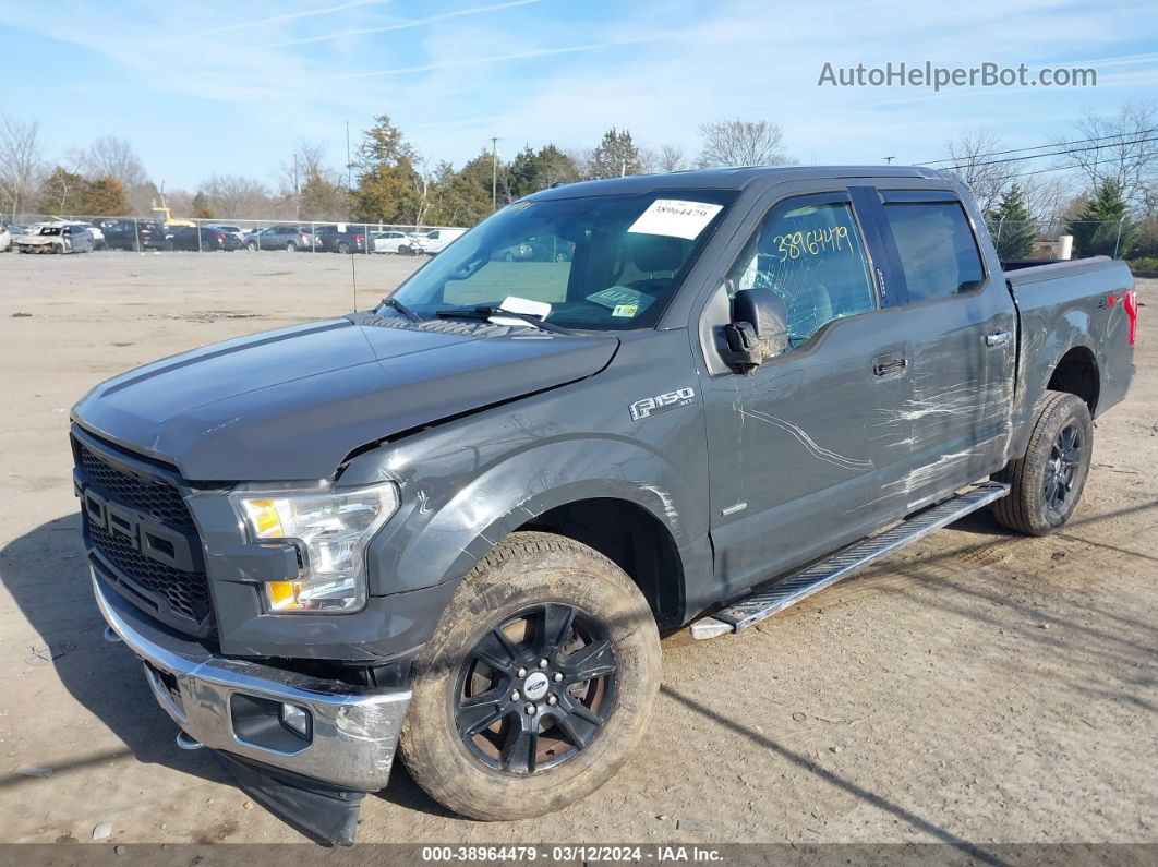 2017 Ford F-150 Xlt Gray vin: 1FTEW1EG0HFC07061