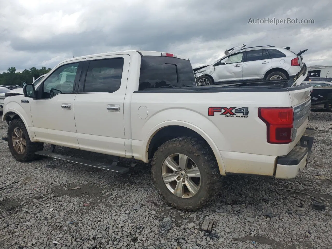 2018 Ford F150 Supercrew White vin: 1FTEW1EG0JFB97718