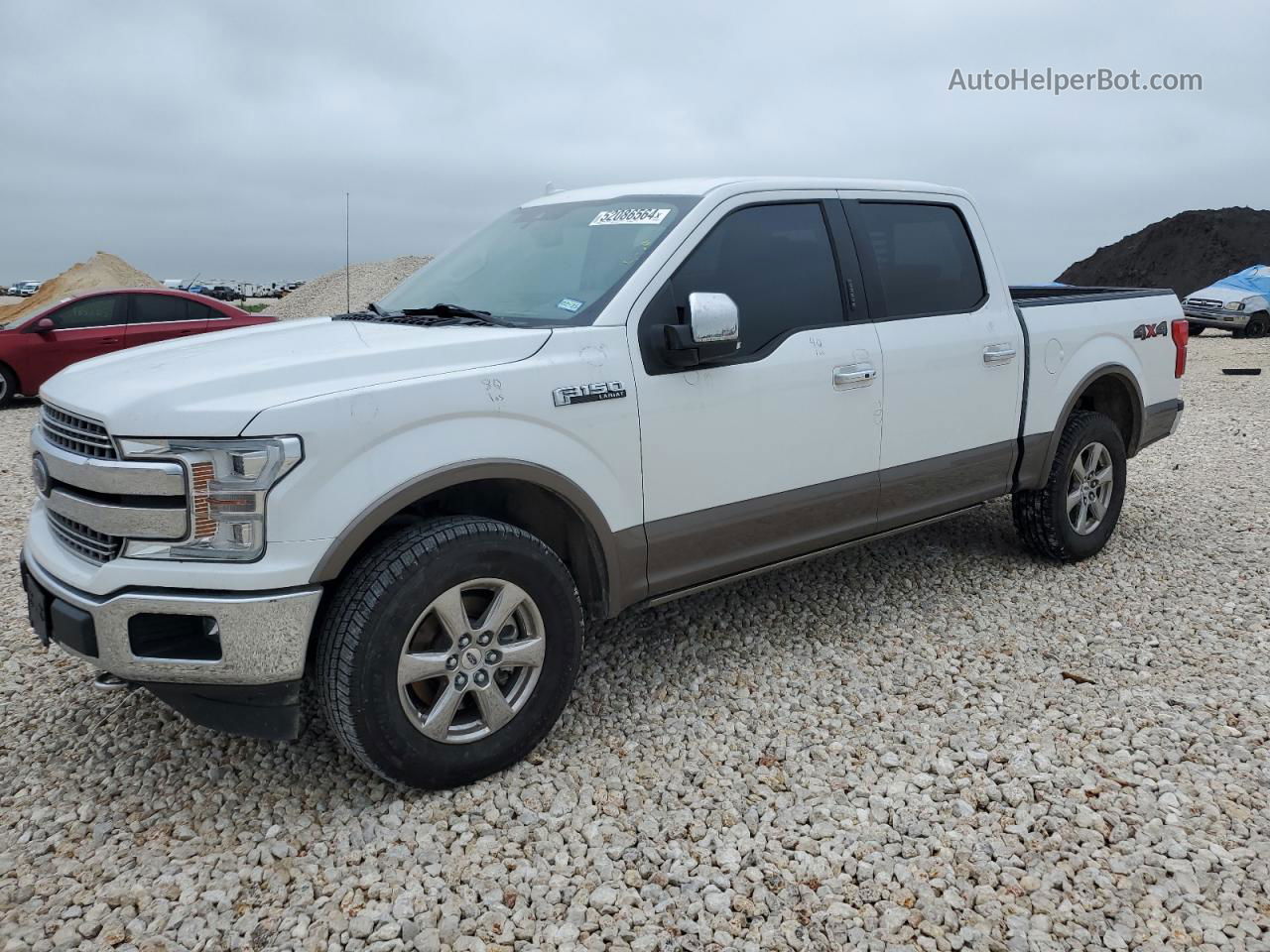 2018 Ford F150 Supercrew White vin: 1FTEW1EG0JFC43399