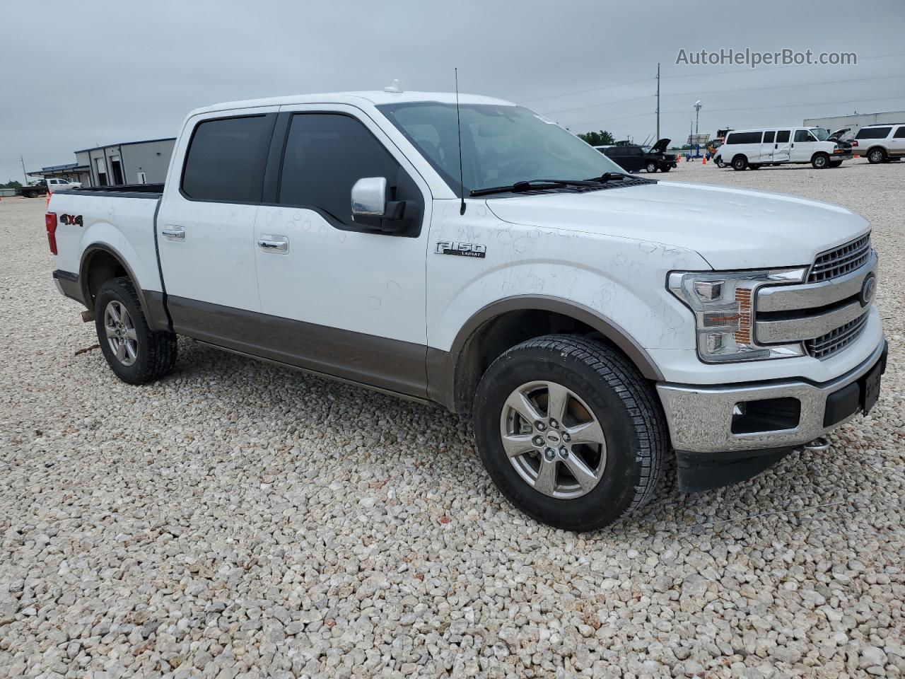 2018 Ford F150 Supercrew White vin: 1FTEW1EG0JFC43399