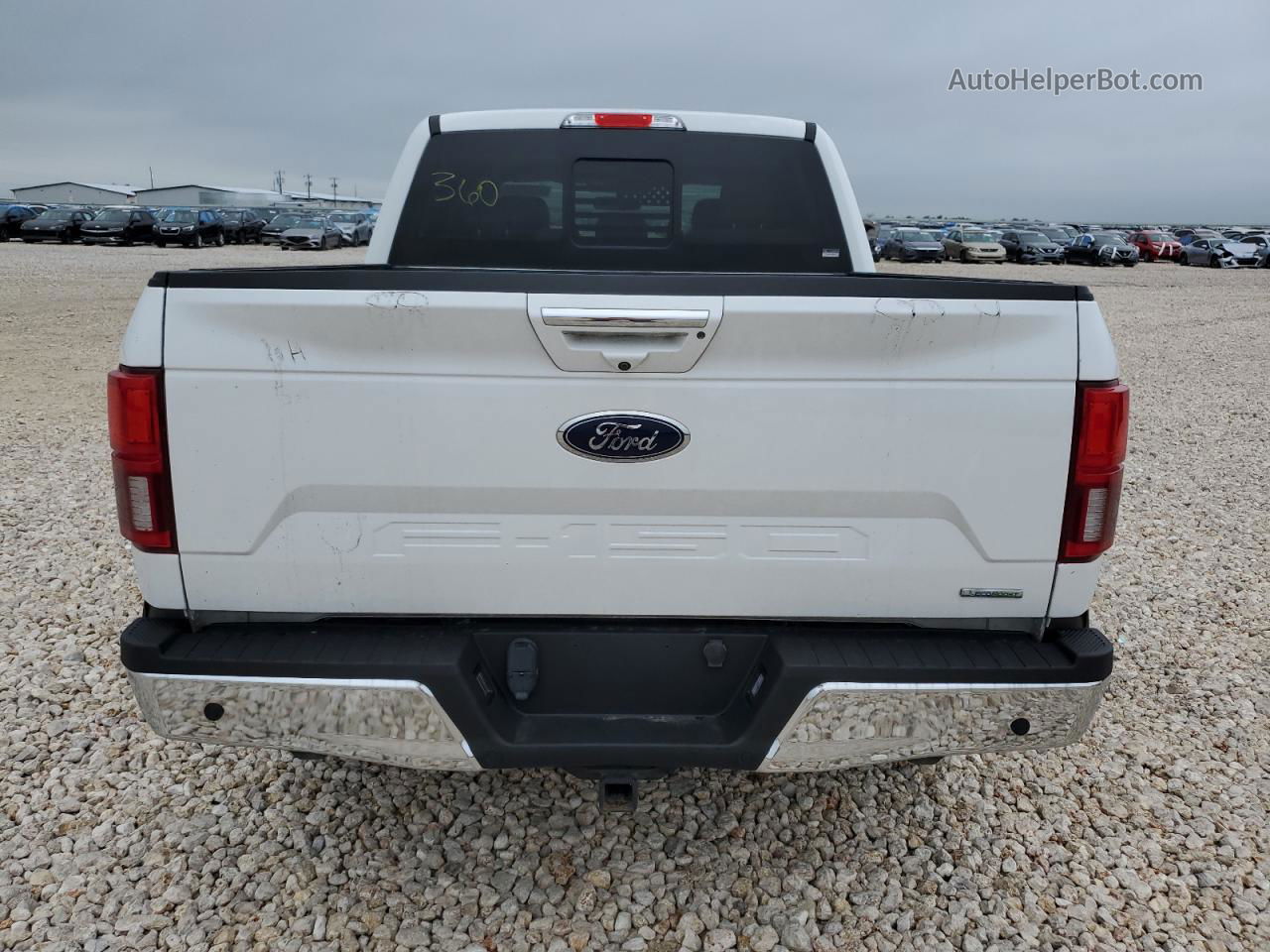 2018 Ford F150 Supercrew White vin: 1FTEW1EG0JFC43399