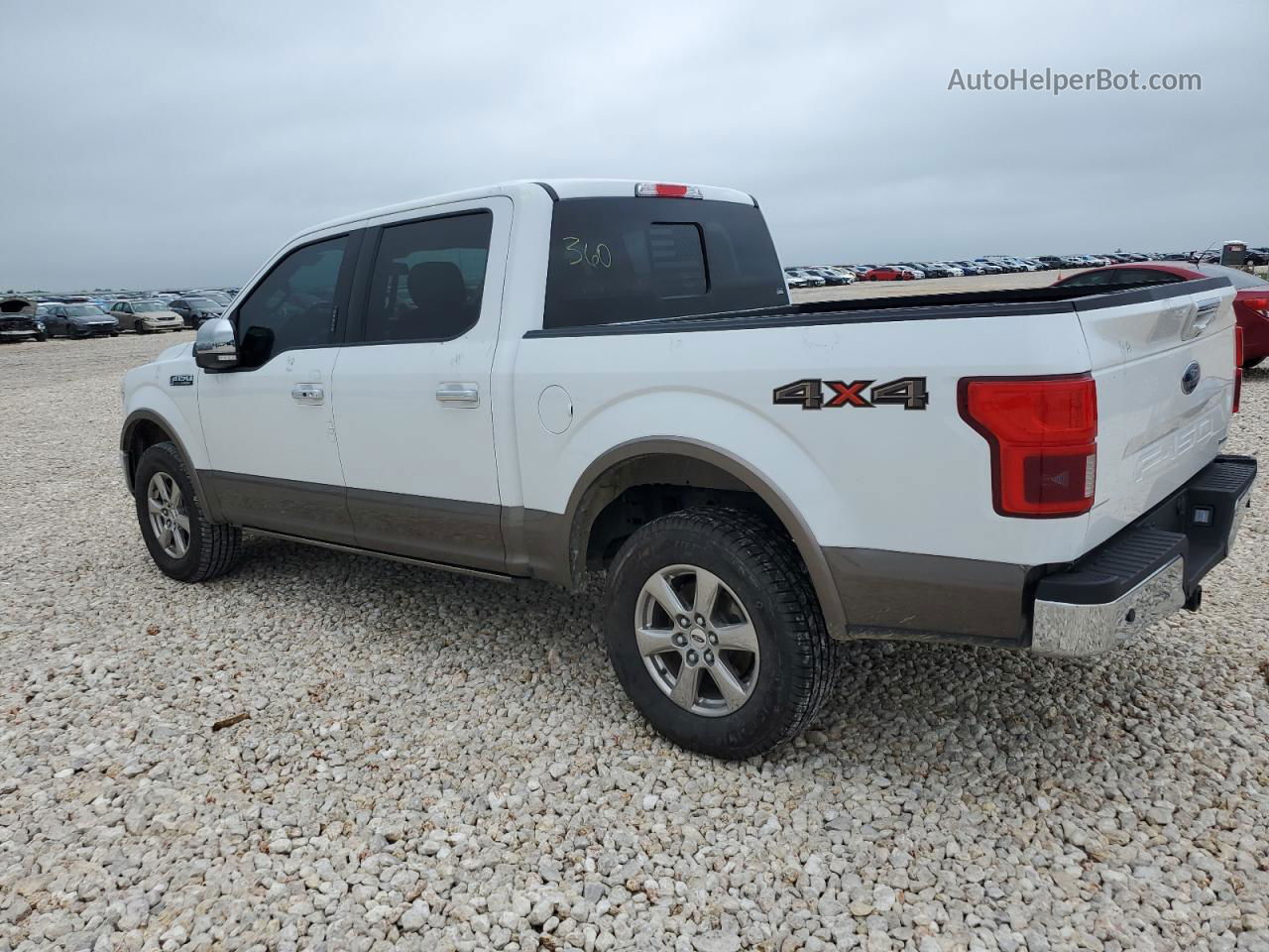 2018 Ford F150 Supercrew White vin: 1FTEW1EG0JFC43399