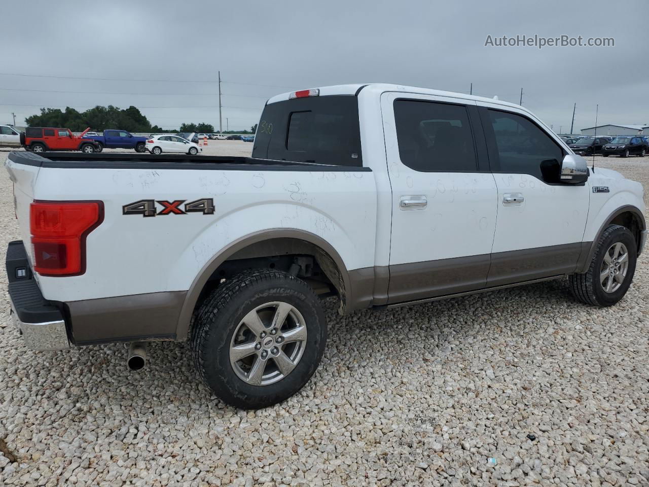 2018 Ford F150 Supercrew White vin: 1FTEW1EG0JFC43399