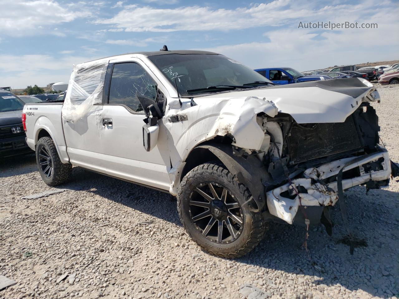 2019 Ford F150 Supercrew White vin: 1FTEW1EG0KFA15680