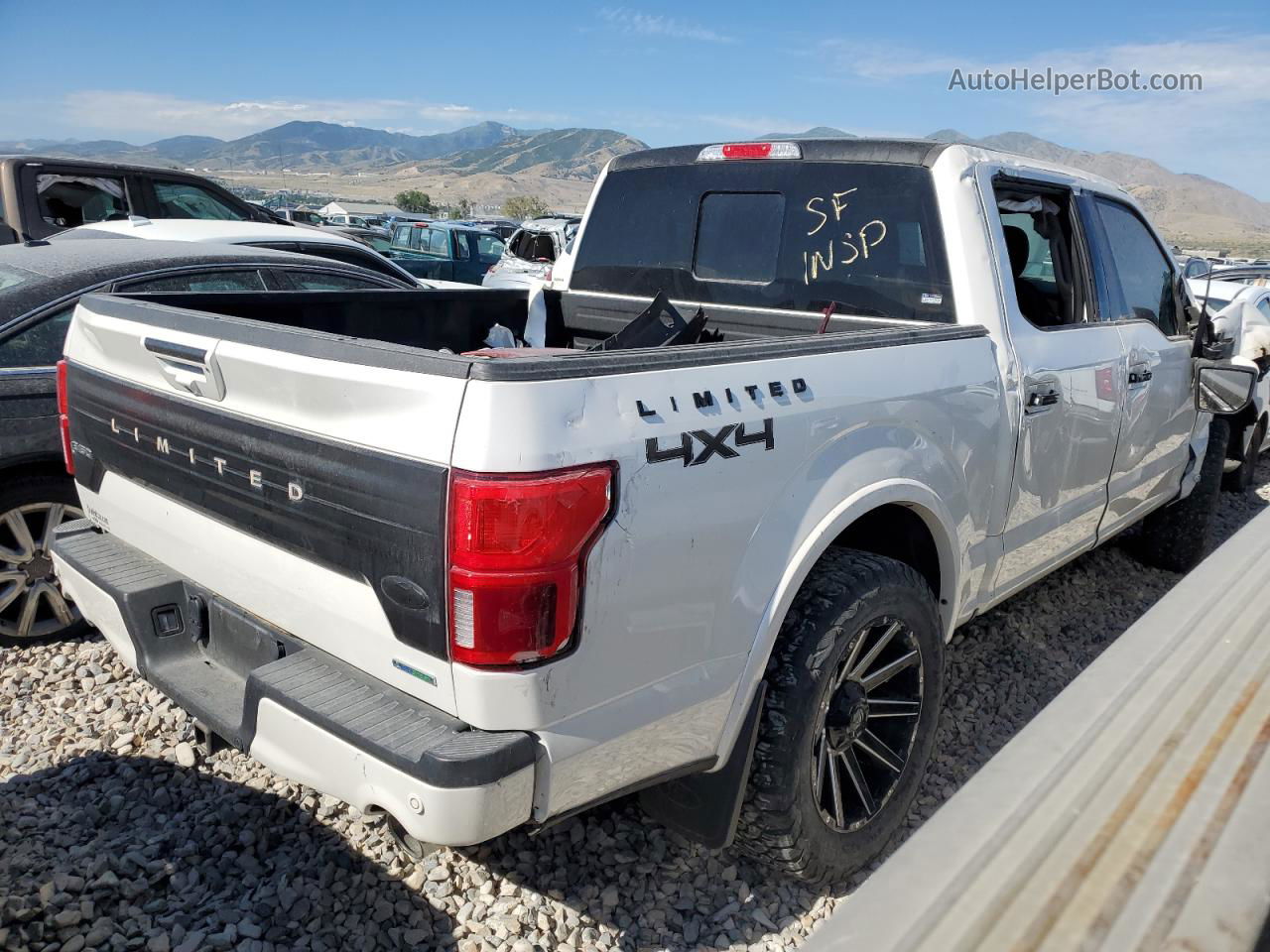 2019 Ford F150 Supercrew White vin: 1FTEW1EG0KFA15680