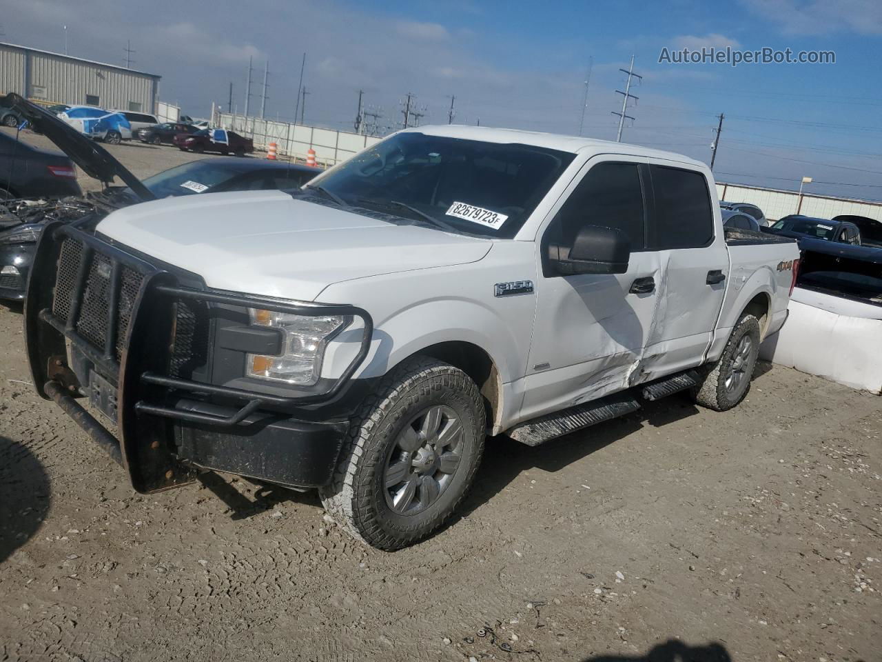 2017 Ford F150 Supercrew White vin: 1FTEW1EG1HFB75432