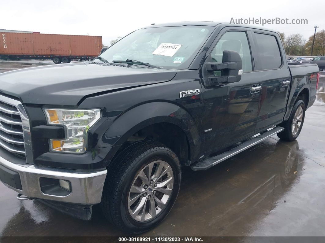 2017 Ford F-150 Xlt Black vin: 1FTEW1EG1HKC22952