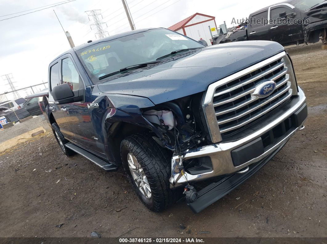 2017 Ford F-150 Xlt Blue vin: 1FTEW1EG1HKE47288