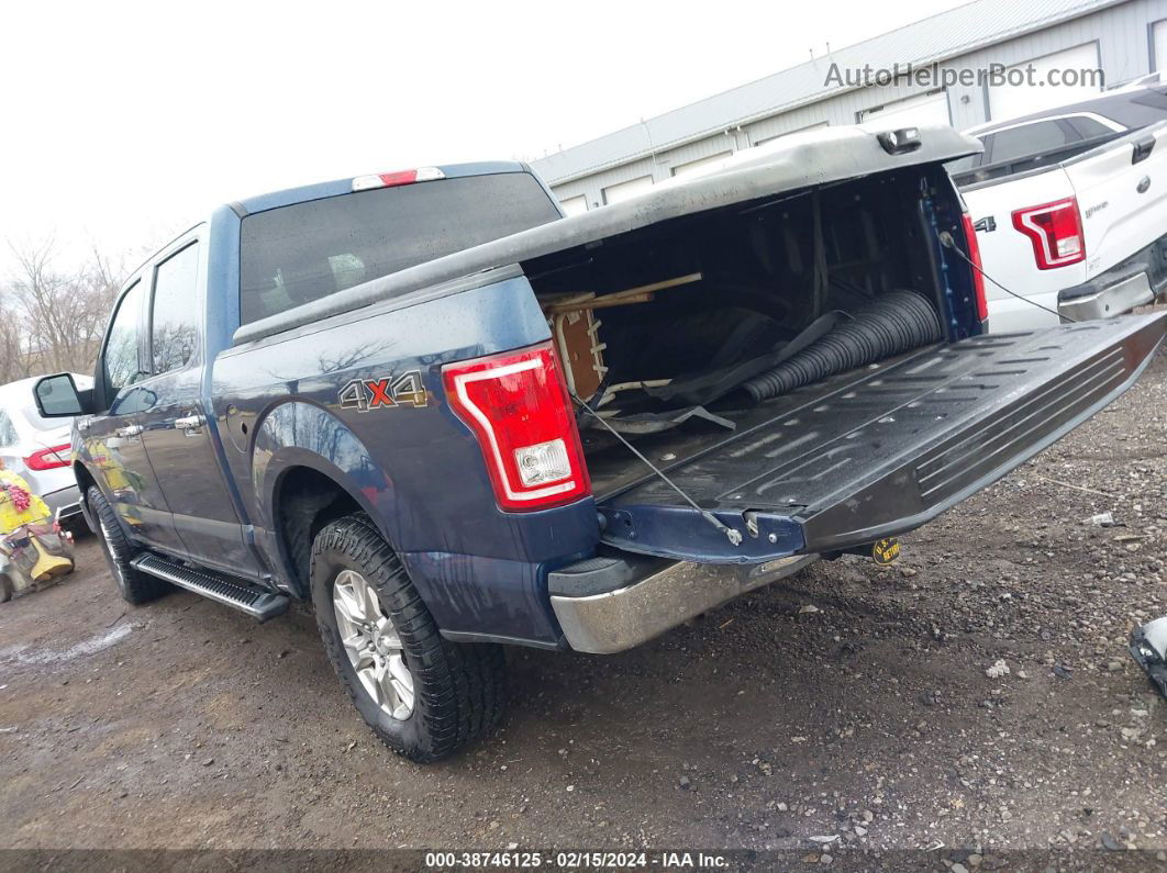 2017 Ford F-150 Xlt Blue vin: 1FTEW1EG1HKE47288