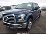 2017 Ford F-150 Xlt Blue vin: 1FTEW1EG1HKE47288