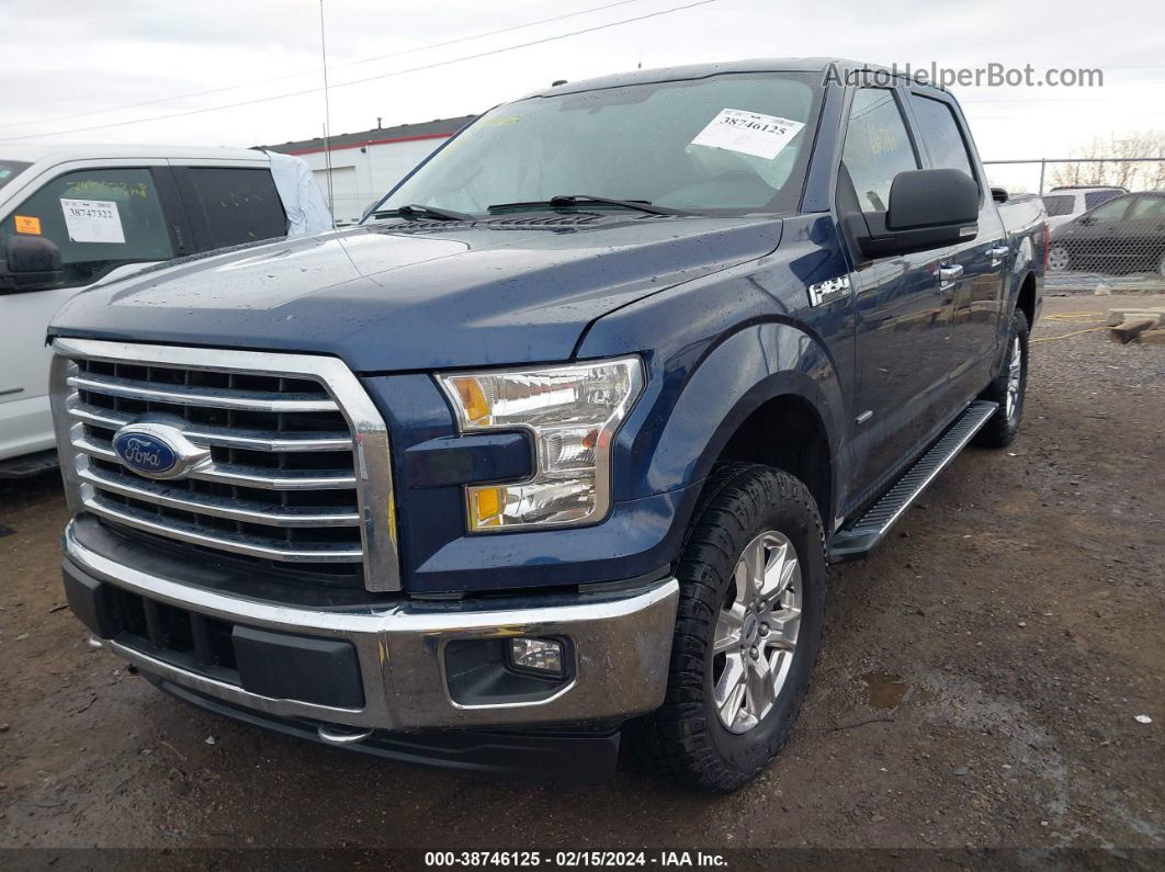 2017 Ford F-150 Xlt Blue vin: 1FTEW1EG1HKE47288