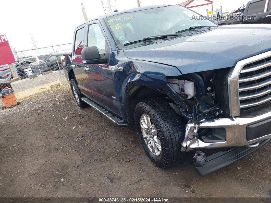 2017 Ford F-150 Xlt Blue vin: 1FTEW1EG1HKE47288