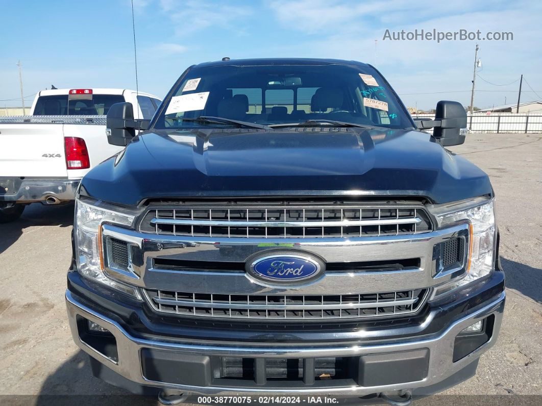 2018 Ford F-150 Xlt Black vin: 1FTEW1EG1JFE34975