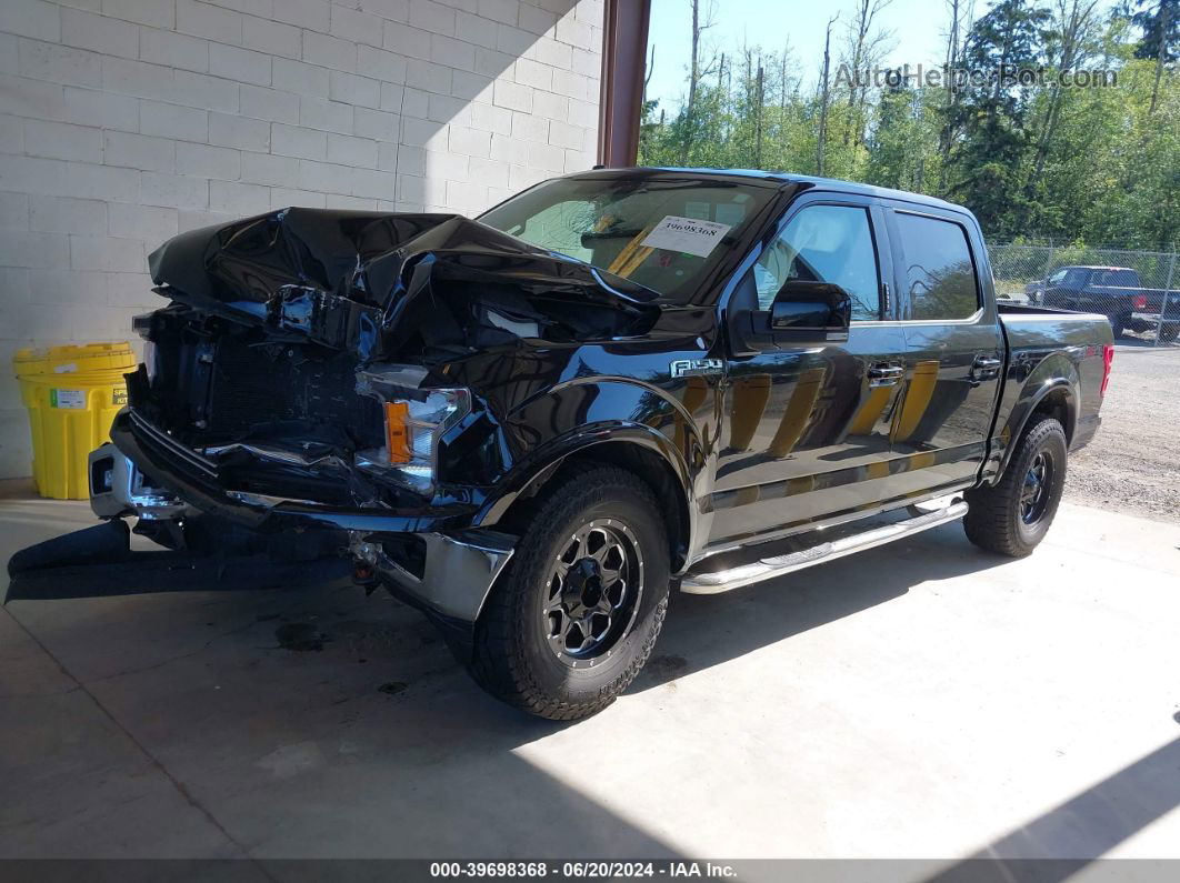 2018 Ford F-150 Lariat Black vin: 1FTEW1EG1JKE46910