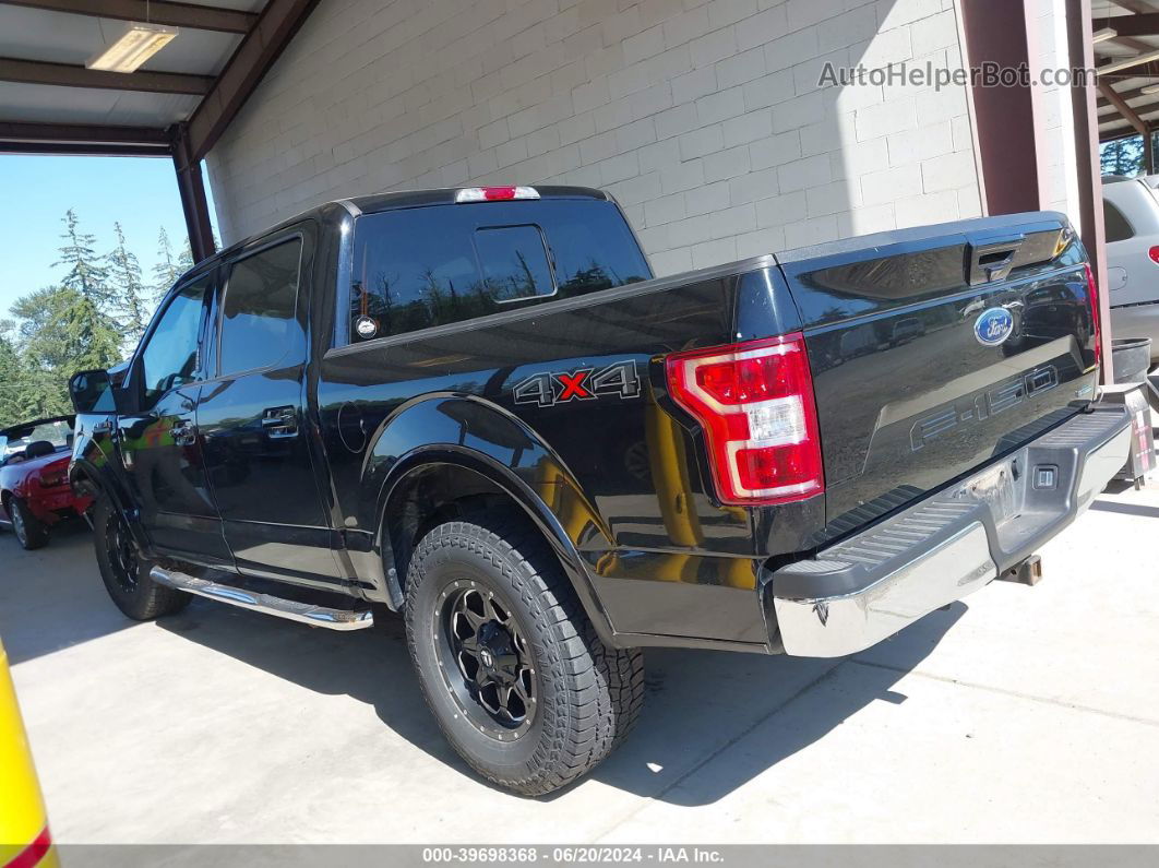 2018 Ford F-150 Lariat Black vin: 1FTEW1EG1JKE46910