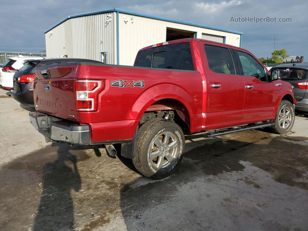 2018 Ford F150 Supercrew Maroon vin: 1FTEW1EG1JKF99027