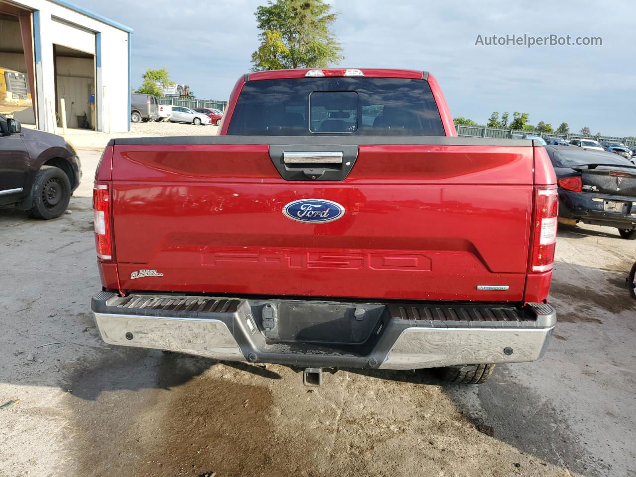 2018 Ford F150 Supercrew Maroon vin: 1FTEW1EG1JKF99027