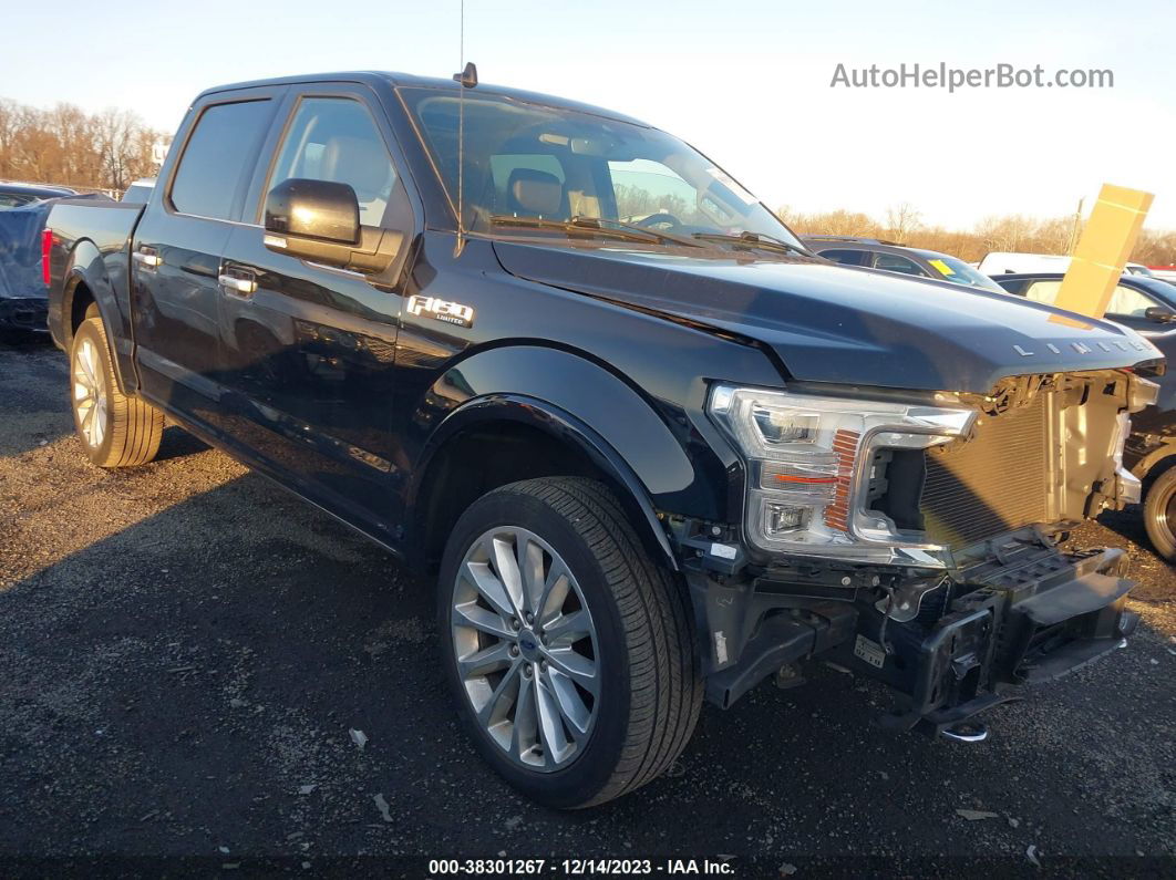 2019 Ford F-150 Limited Black vin: 1FTEW1EG1KFD10495