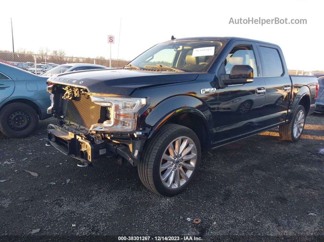 2019 Ford F-150 Limited Black vin: 1FTEW1EG1KFD10495