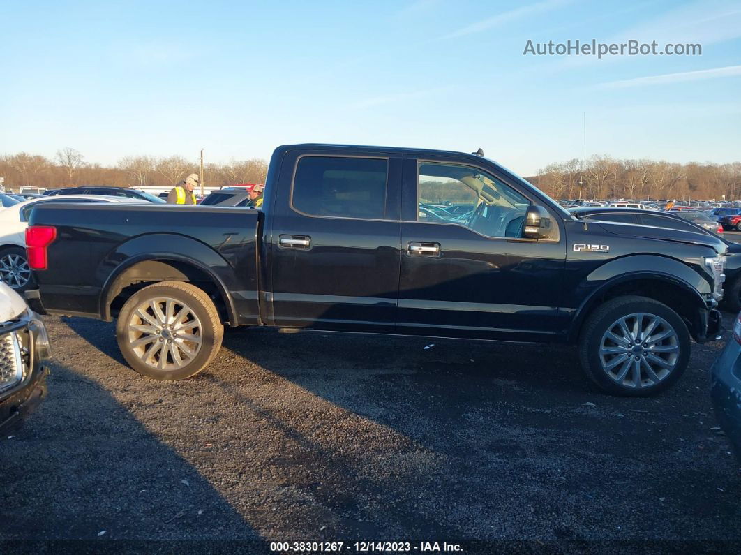 2019 Ford F-150 Limited Black vin: 1FTEW1EG1KFD10495