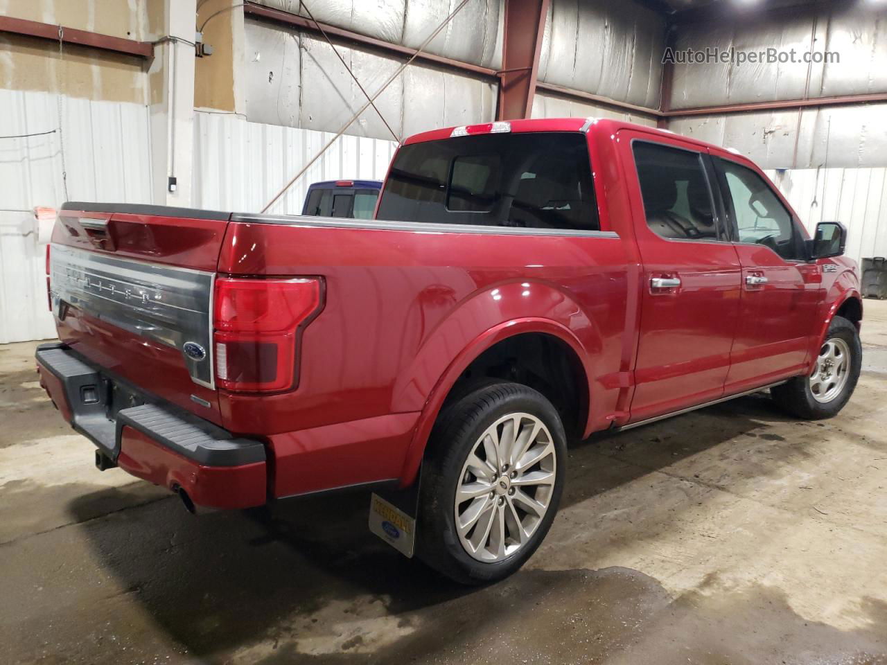 2020 Ford F150 Supercrew Burgundy vin: 1FTEW1EG1LFC73871