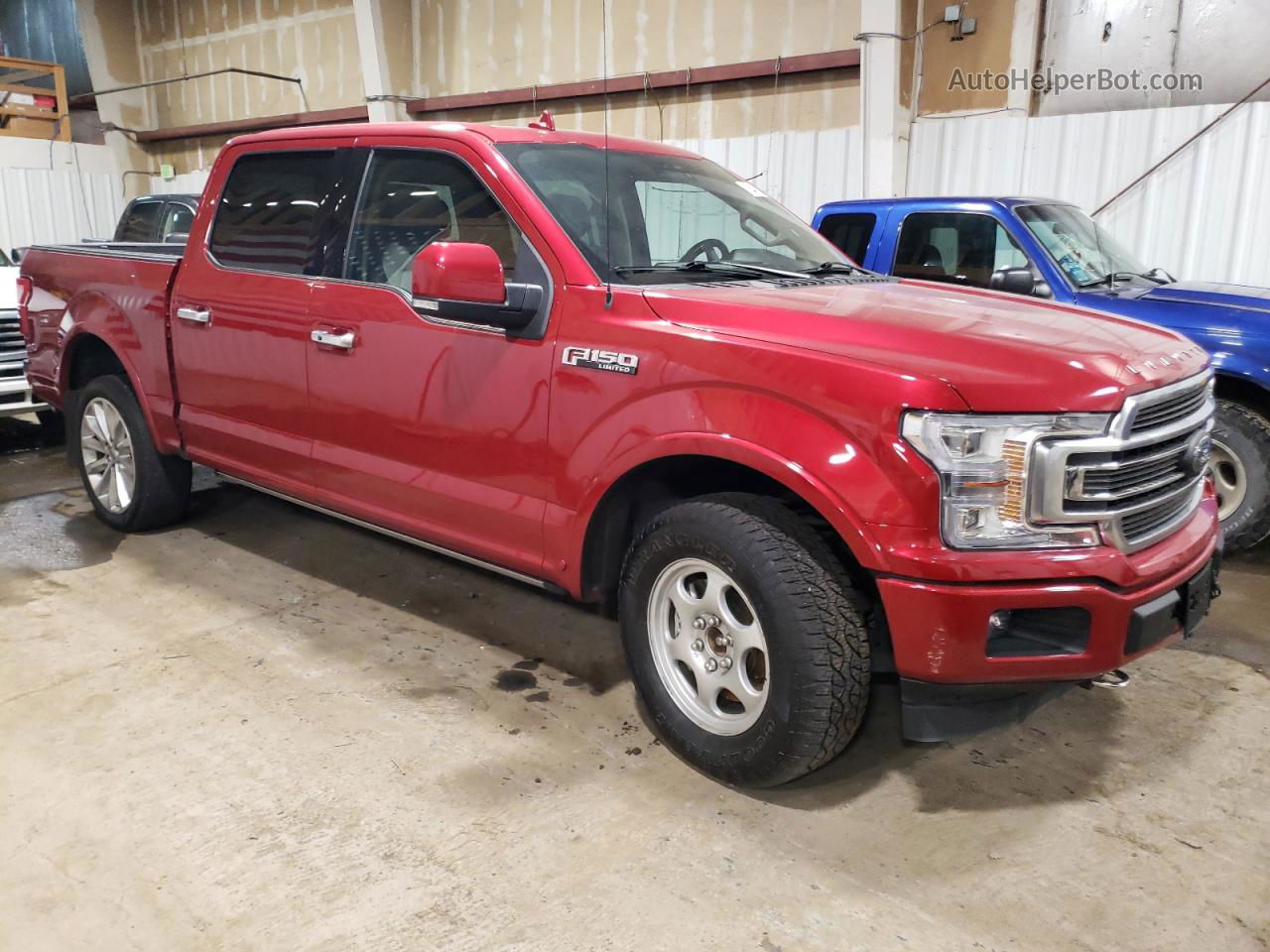 2020 Ford F150 Supercrew Burgundy vin: 1FTEW1EG1LFC73871