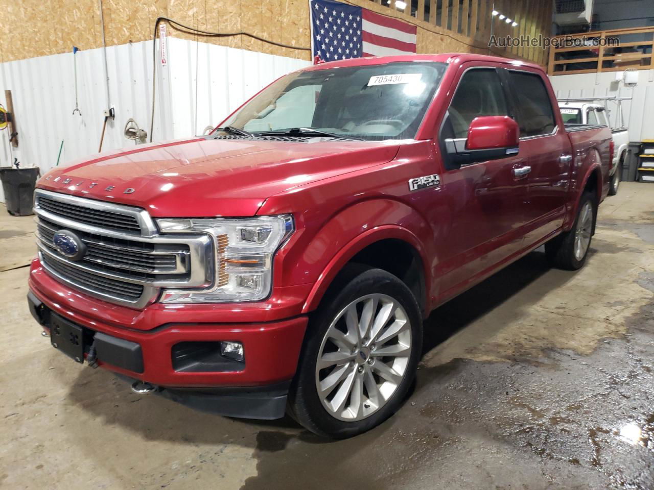 2020 Ford F150 Supercrew Burgundy vin: 1FTEW1EG1LFC73871