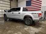 2017 Ford F150 Supercrew Silver vin: 1FTEW1EG2HKD00493