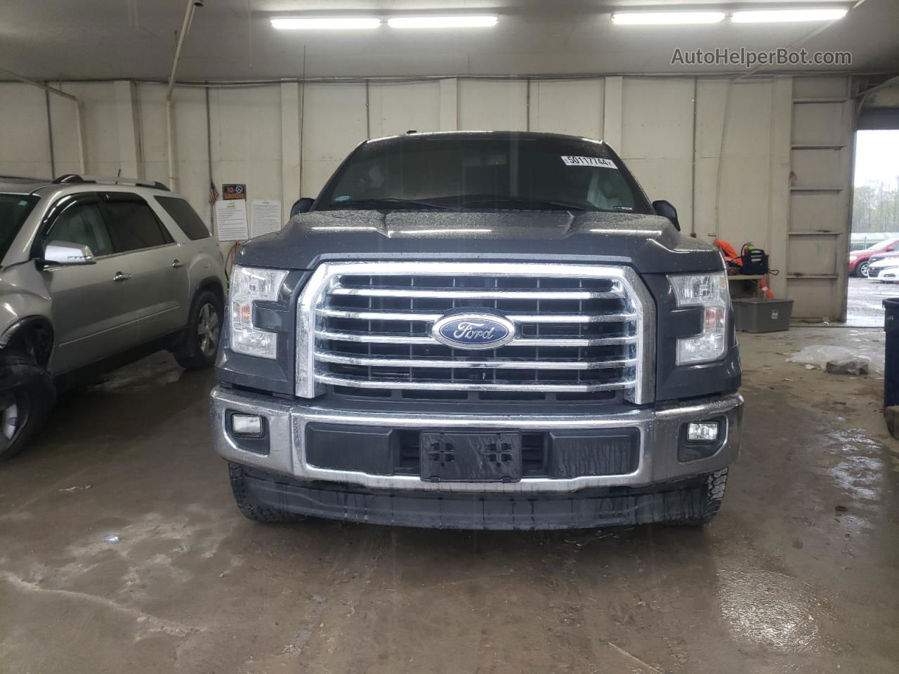 2017 Ford F150 Supercrew Gray vin: 1FTEW1EG2HKD20517