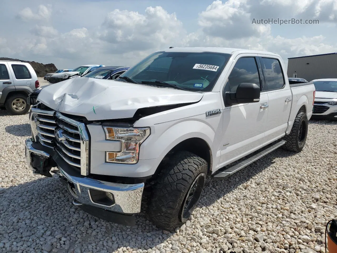 2017 Ford F150 Supercrew White vin: 1FTEW1EG2HKD92978