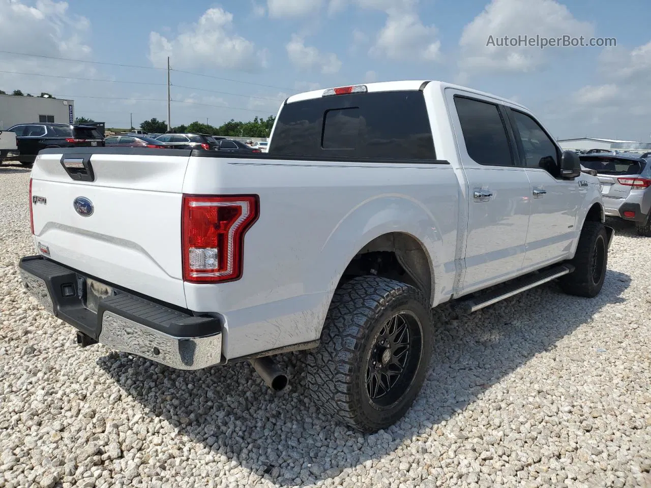 2017 Ford F150 Supercrew White vin: 1FTEW1EG2HKD92978