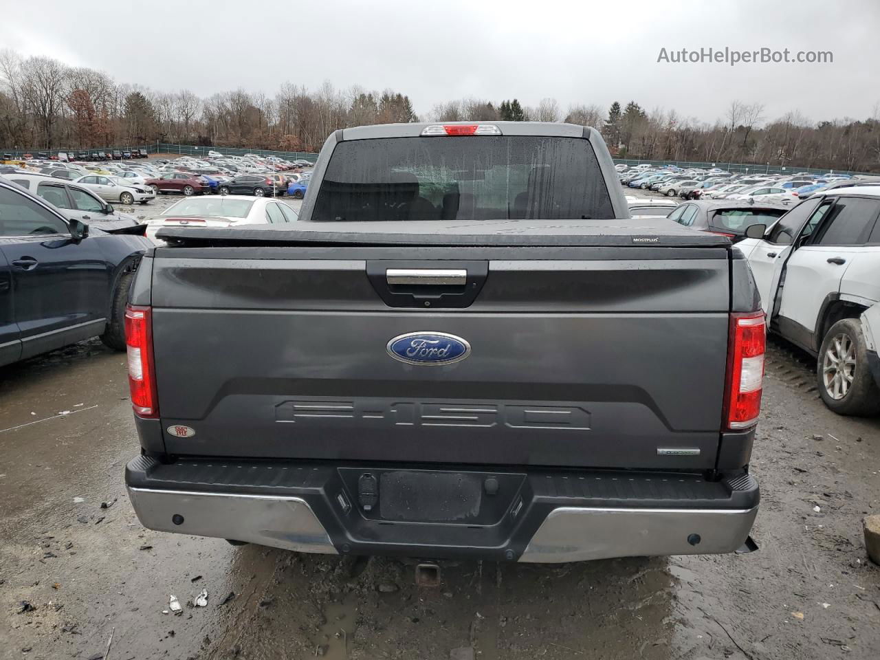 2018 Ford F150 Supercrew Gray vin: 1FTEW1EG2JFA54589