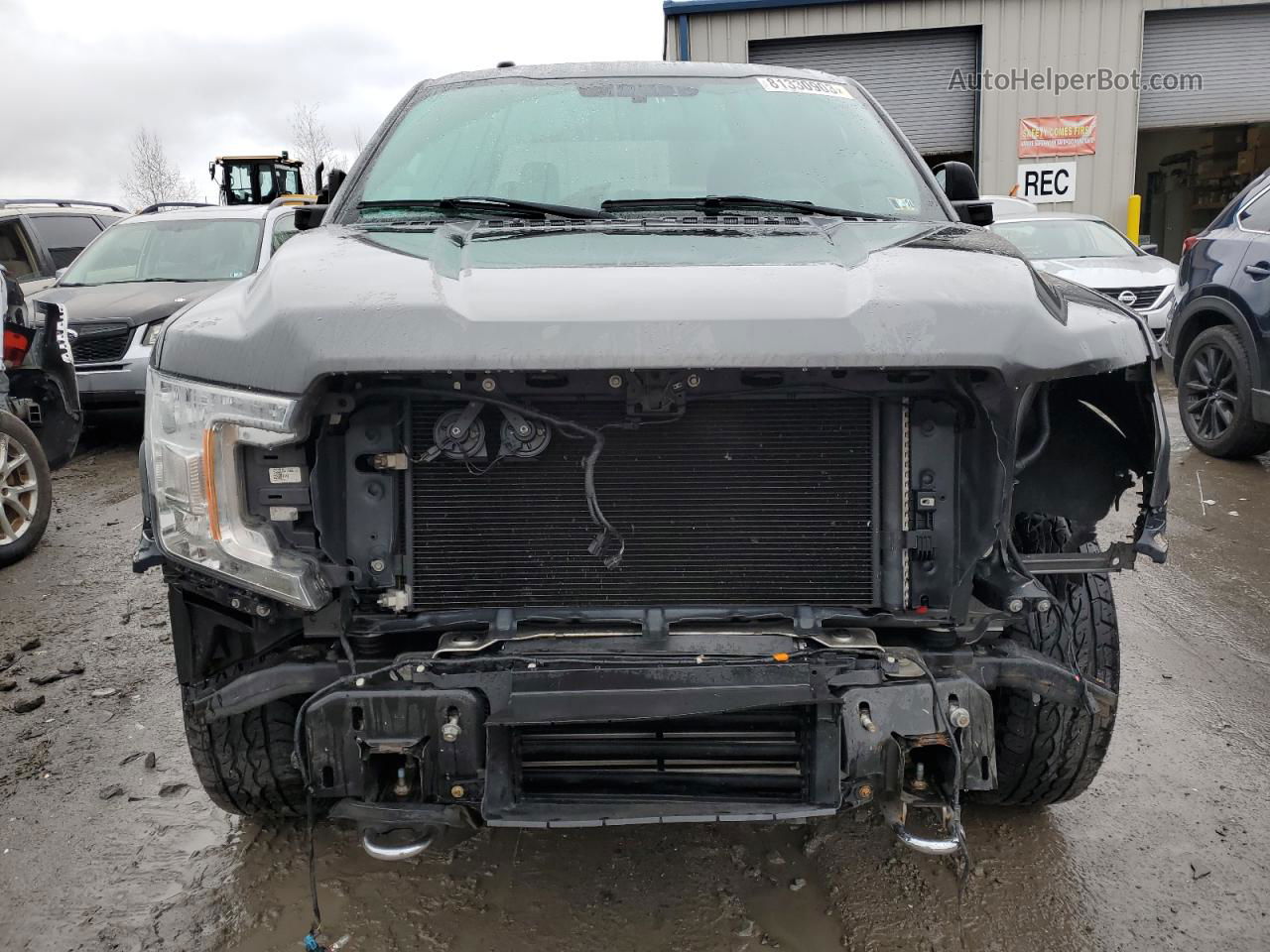 2018 Ford F150 Supercrew Gray vin: 1FTEW1EG2JFA54589