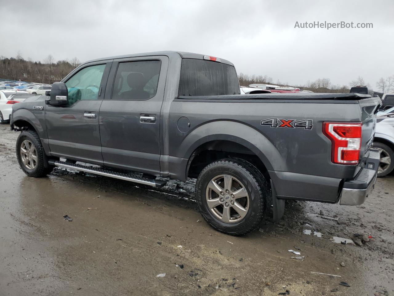 2018 Ford F150 Supercrew Gray vin: 1FTEW1EG2JFA54589