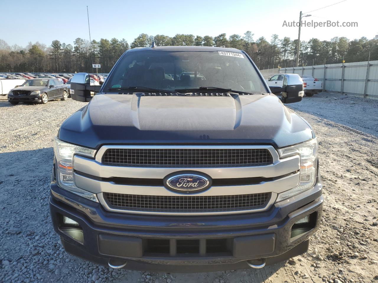 2018 Ford F150 Supercrew Blue vin: 1FTEW1EG2JFB23278