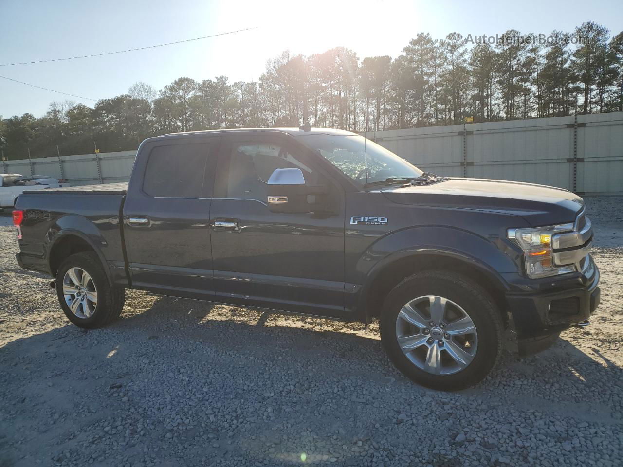 2018 Ford F150 Supercrew Blue vin: 1FTEW1EG2JFB23278