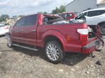 2018 Ford F150 Supercrew Red vin: 1FTEW1EG2JFD38014