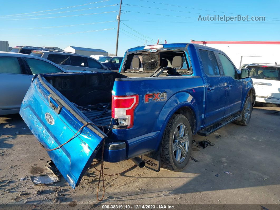 2018 Ford F-150 Xlt Blue vin: 1FTEW1EG2JFE29283