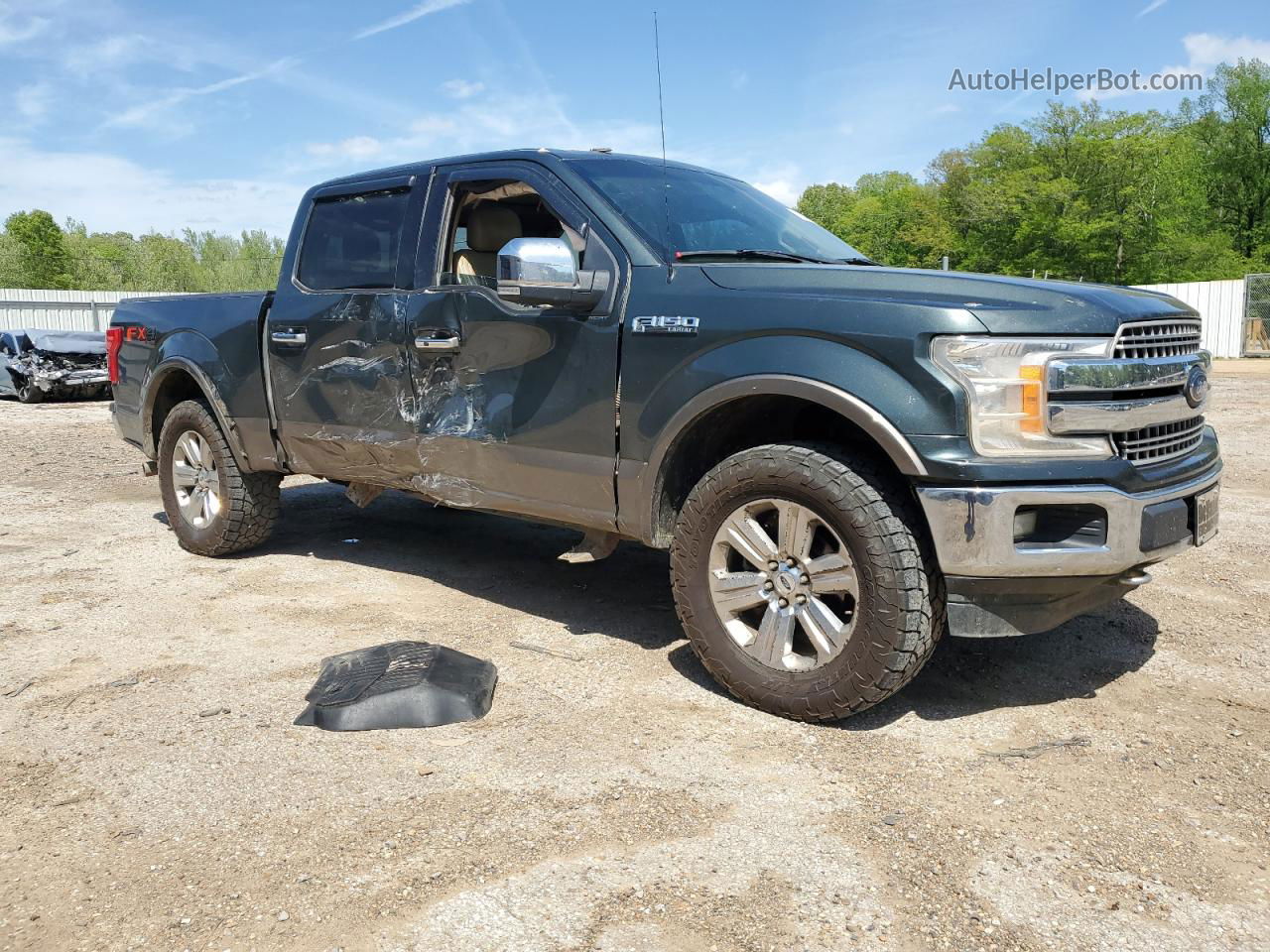 2018 Ford F150 Supercrew Green vin: 1FTEW1EG2JKC01677