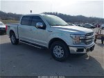 2018 Ford F-150 Lariat Silver vin: 1FTEW1EG2JKC35053